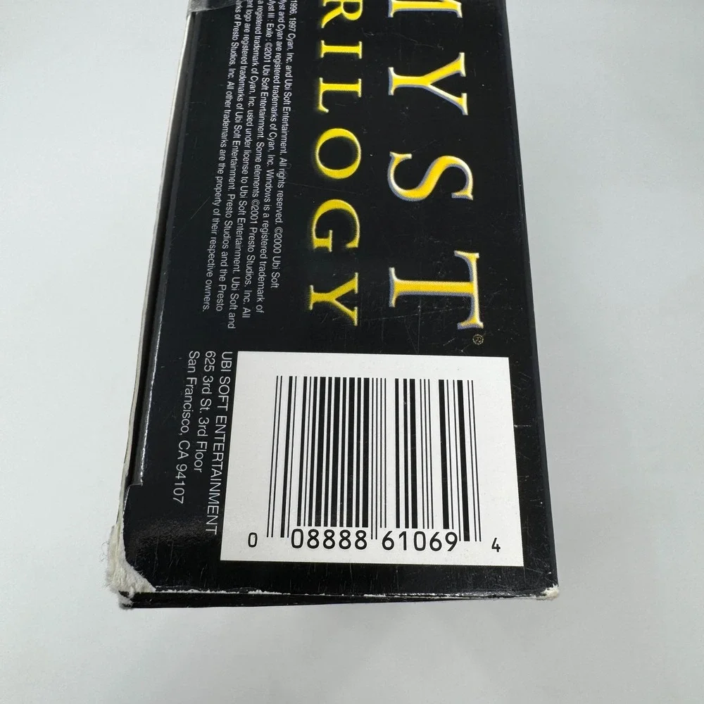 Myst Trilogy‎ (Windows/Mac, 2002) - Big Box - Brand New Sealed - Rare